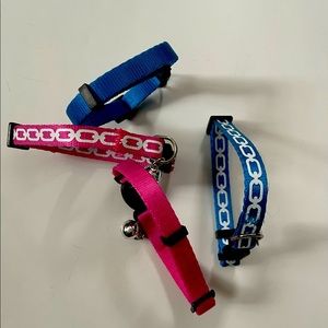 🆕 [Good2Go] Blue and Pink Adjustable Cat Collars [Set of 4] 🐾💙💙💗💗